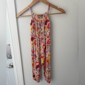 • Posh Peanut • NWOT Floral Romper 3T